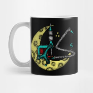 Coil Machine Tattoo and Moon Mug